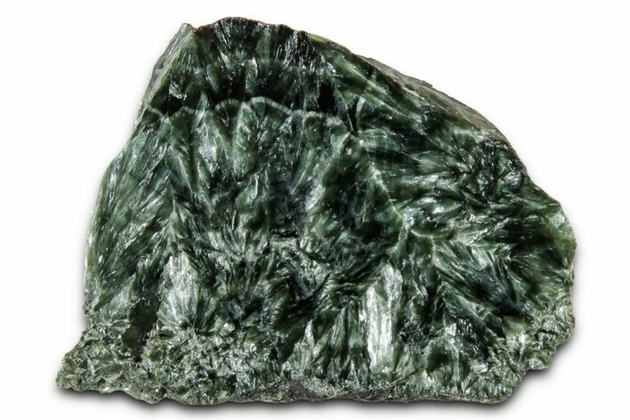 Polished Seraphinite Slab - Korshunovkiy Mine, Siberia #354292